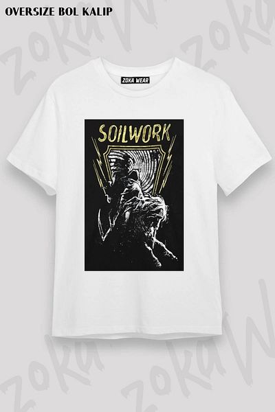 ZOKAWEAR Μπλουζάκι με στάμπα Unisex Oversize Soilwork 2 Design