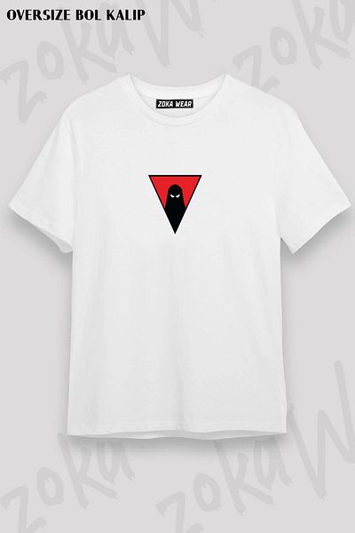 ZOKAWEAR Μπλουζάκι με στάμπα Unisex Oversize Ghost Of Space Escudo Design
