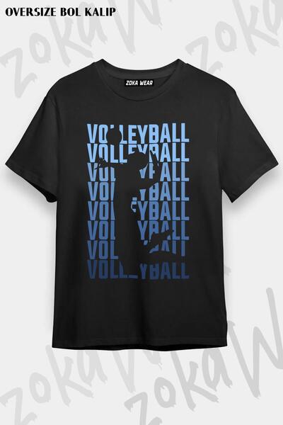 ZOKAWEAR Unisex Oversize kroj Mold Volleyball Volleyball v2 Design Štampano m...