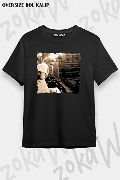 ZOKAWEAR Μπλουζάκι με στάμπα Unisex Oversize Σχέδιο Marilyn Monroe