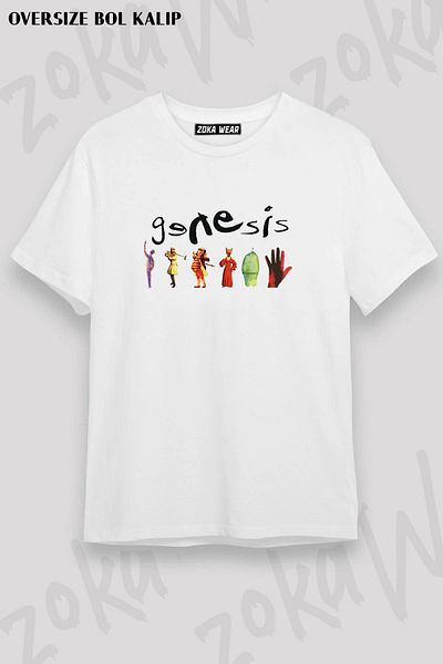 ZOKAWEAR Μπλουζάκι με στάμπα Unisex Oversize Mold Genesis Design