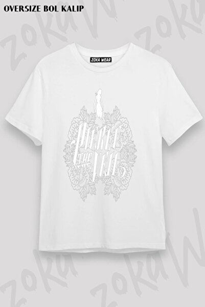 ZOKAWEAR Unisex Oversize kroj Die Cut Logo Pierce The Veil 5 Design Štampano ...