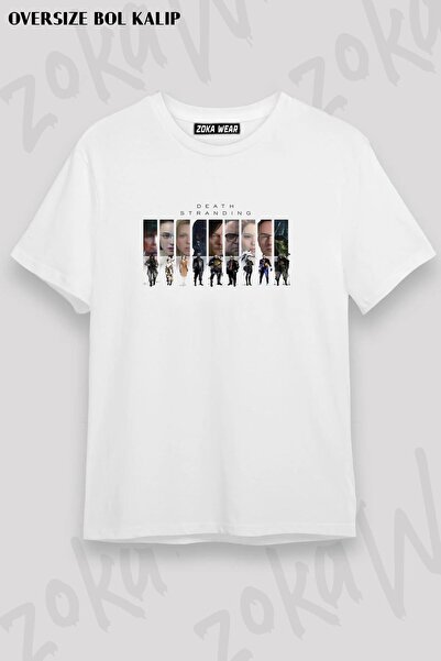 ZOKAWEAR Unisex Oversize kroj Mold Death Stranding Design Štampano majica