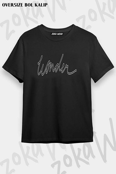 ZOKAWEAR Μπλουζάκι με στάμπα Unisex Oversize Mold Wonder V2 Shawn Mendes Design
