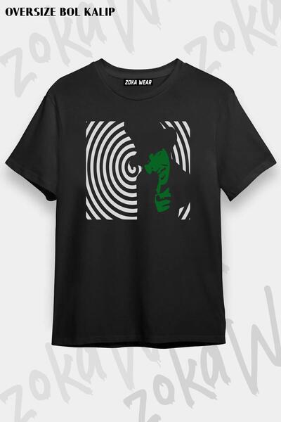 ZOKAWEAR Μπλουζάκι με στάμπα Unisex Oversize Spiral Marilyn Manson Design