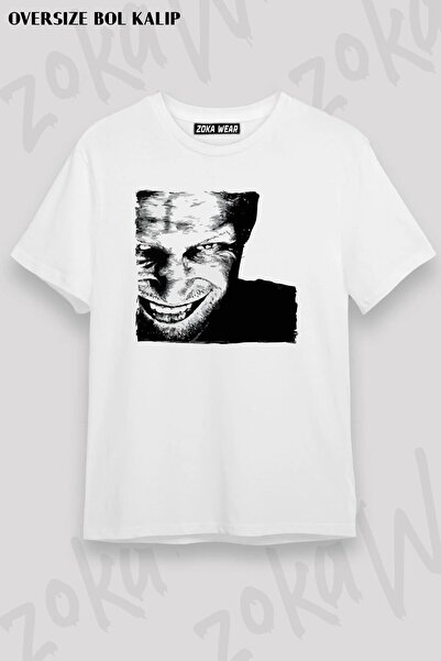 ZOKAWEAR Unisex Oversize Fit Aphex Twin Design Printed Tshirt