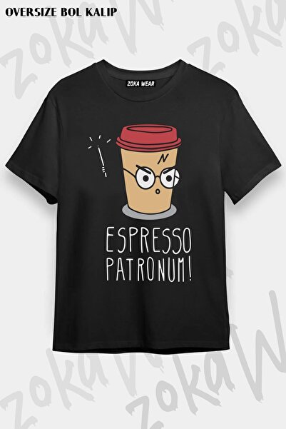 ZOKAWEAR Unisex Oversize kroj Mold Espresso Boss Design Štampano majica