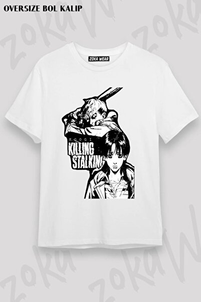 ZOKAWEAR Μπλουζάκι με στάμπα Unisex Oversize Killing Stalking Yaoi Design