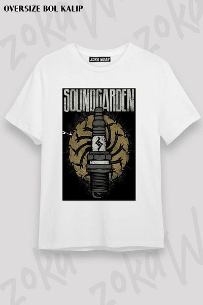 ZOKAWEAR Μπλουζάκι με στάμπα Unisex Oversize Soundgarden3 Design