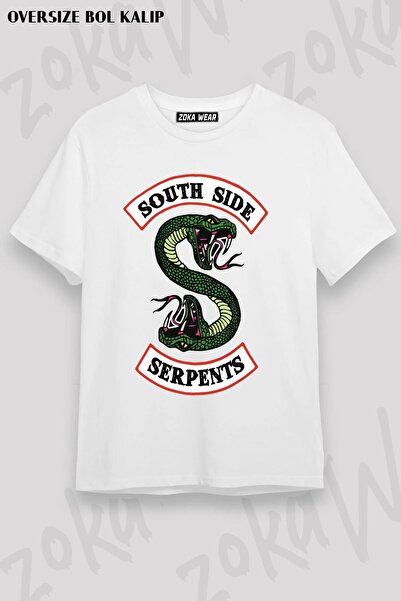 ZOKAWEAR Majica Serpents Riverdale Unisex Oversize kroj Design Štampano