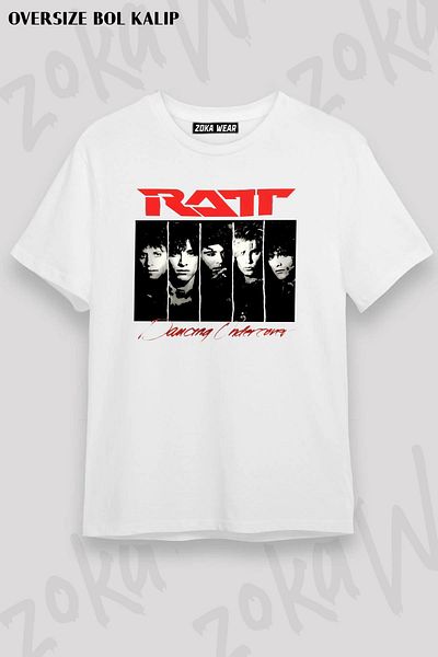 ZOKAWEAR Μπλουζάκι με στάμπα Unisex Oversize Ratt Design