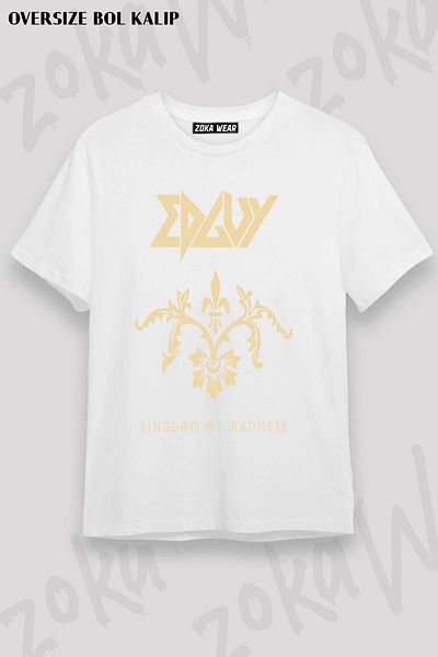 ZOKAWEAR Μπλουζάκι με στάμπα Unisex Oversize Mold Edguy Design