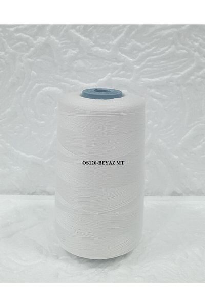 Oskar White Color No 120 Polyester Sewing Thread