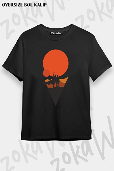 ZOKAWEAR Μπλουζάκι με στάμπα Unisex Oversize Dune Arrakis Desert Design