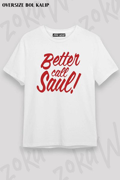 ZOKAWEAR Μπλουζάκι με στάμπα Unisex Oversize Better Call Saul Logo v2 Design