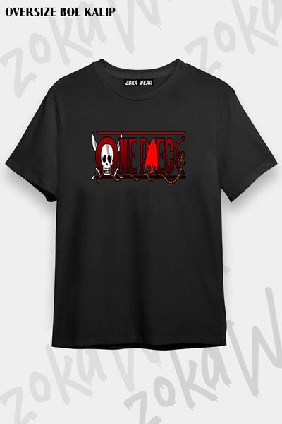 ZOKAWEAR Unisex Oversize kroj Mold One Piece Shanks 2 Design Štampano majica