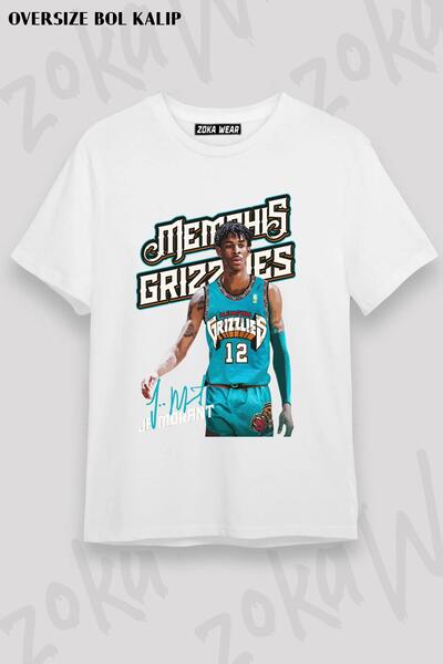 ZOKAWEAR Tricou unisex oversize cu imprimeu Ja Morant Design