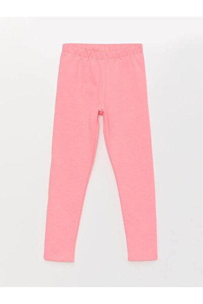 LC Waikiki Παιδικό κολάν LCW σε ροζ χρώμα με ελαστική μέση, βασικό μοντέλο γι...