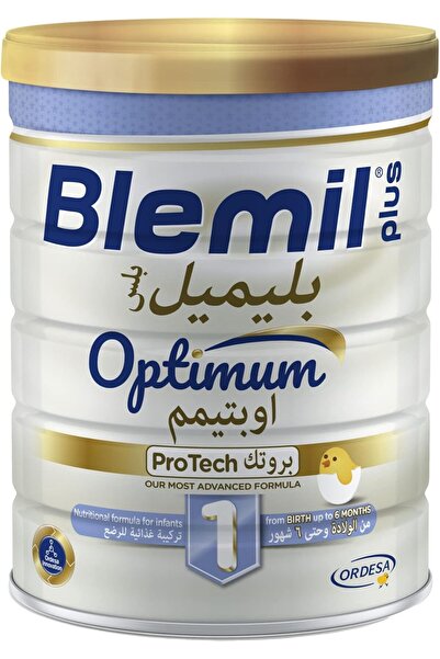 Blemil بلس 1 أوبتيموم بروتك نيوتريشنال من عمر 1 إلى 6 أشهر، 800 جرام، أبيض