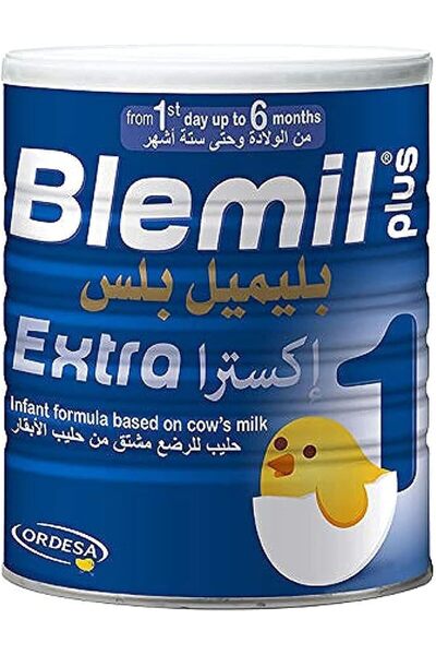 Blemil تركيبة حليب المتابعة بلس إكسترا 1 للرضع من اليوم الأول إلى 6 أشهر، 600 جرام