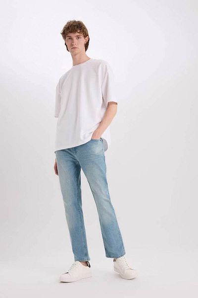 DeFacto Sergio Regular Fit - Τζιν ποδιών κανονικής μέσης E5414AX25SP