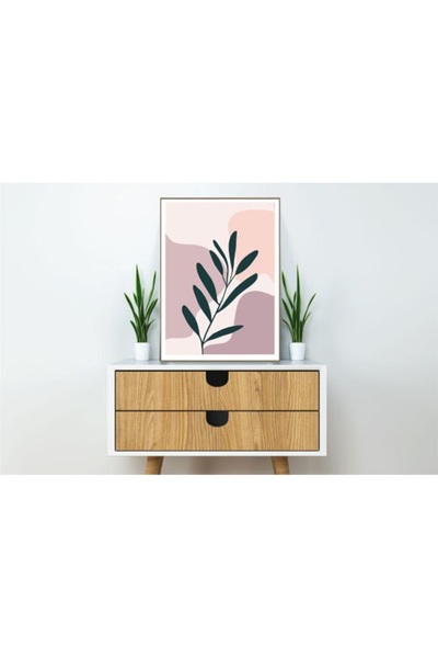 Hiras Dizayn Set de 3 postere de birou cu design modern, minimalist, artă abs...