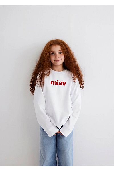 Mavi Φούτερ για αγόρι με στάμπα Meow M6610031-602