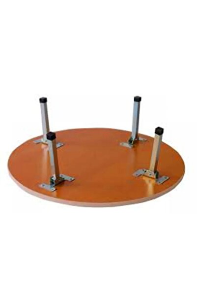 BİODATA Metal Yer Sofrası Ayağı 23 Cm (4 Adet) Yemek Yufka Açma Sofrası Için Katlanır Metal Sofra Ayağı
