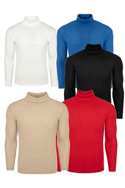 Butik 5-пакет чоловічий светр з високим коміром