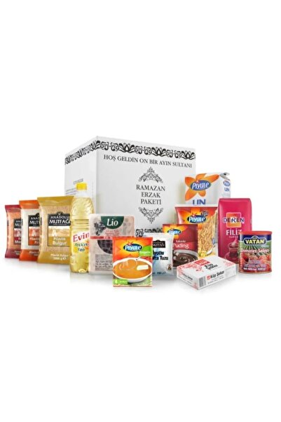 AKAY KUMANYA Ramazan erzak yardım paketi kumanya kolisi 13 patça