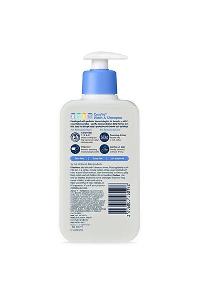 CeraVe Baby Wash and Shampoo 237 ml