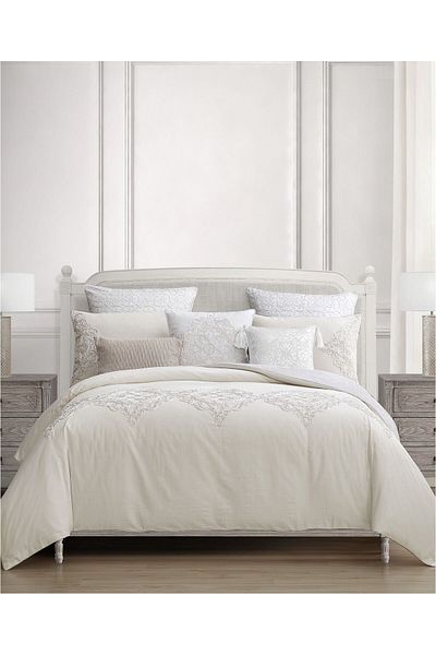 Orange Bed & Bath طقم سرير MHEA قطن 100% 11 قطعة | بيج 280×240 سم