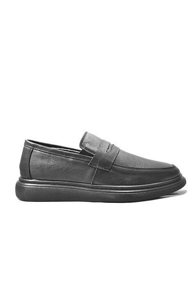 Onlo Ayakkabı Мъжки обувки Onlo Shoes Sc.42 от естествена кожа с гел подметка, черни