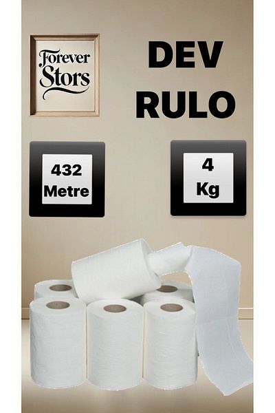 FOREVERSTORS Giant Roll - Extra Thick and Single Pluck Paper Towel (Aparata Compatible)