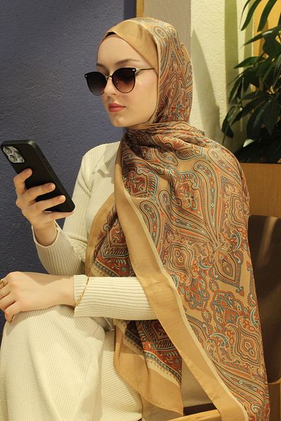 efdal şal eşarp Ethnic Etro μοτίβο βαμβακερό σάλι