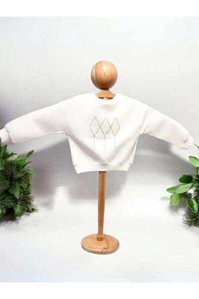 Zekids Girls' Seasonal Cotton Two Thread Chain Sweatshirt