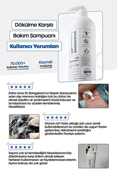 DR BANGGIWON Lab Şampuan Ve Lab Treatment Complex Saç Bakım Seti Yoğun Onarıcı Ve Güçlendirici