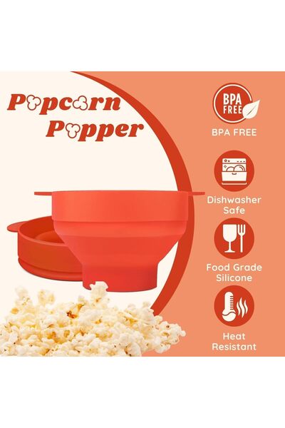 Unique Silikon Mıkrodalga Ve Airfryer Da Mısır Patlatma Kabı(SİLİKON EKMEK VE KEK KALIBI) Panettone Ekmeği