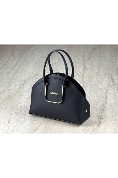 Armine Altın Detaylı Şık Çanta + Fular Hediyeli