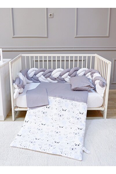 Fun Moment Baby Bed Braided Bassinet with Quilt, Pillow and Sheet
