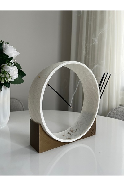 vita MERMER GÖRÜNÜMLÜ YUVARLAK DEKORATİF MODERN TÜTSÜLÜK