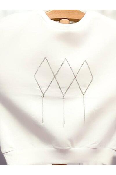 Zekids Girls' Seasonal Cotton Two Thread Chain Sweatshirt