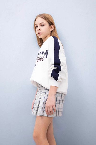DeFacto Girl's Checkered Pleated Skirt E0061A825Sp