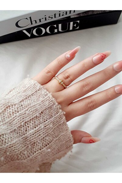 bijoux uniques الممر المائي الزركون حجر N إلكتروني قابل للتعديل خاتم الذهب