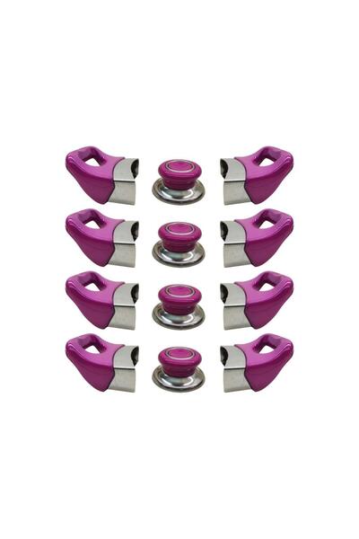 Sultanoğlu Tencere Tava Sahan Kulp Ve Kapak Kulpu Fuşya Pembe 4 Set