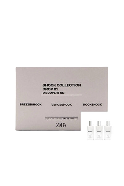 Zara SHOCK COLLECTION DROP 01 ERKEK PARFÜM 3* 40 ML EDT