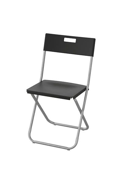 IKEA Folding chair, black