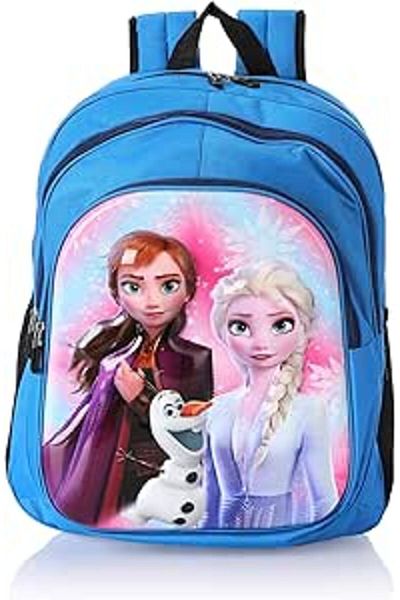 Smart Gate SG-9057 School Backpack 18 Inch Elsa/Anna Light Blue
