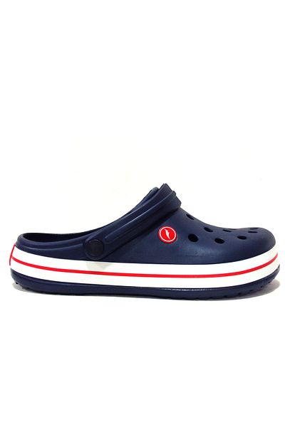 Sonimix Navy Blue Red White Crosser Anatomical Comfort Slippers