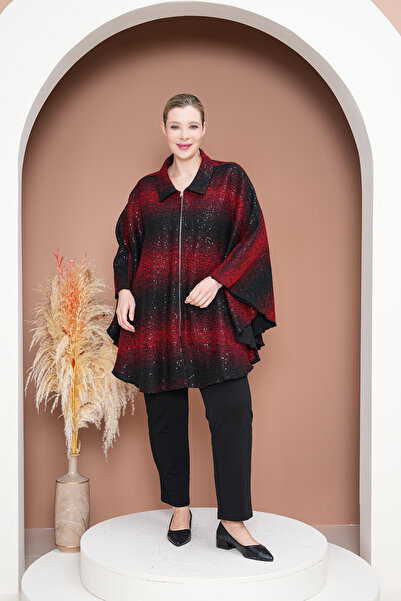 GigiTex Oversize Panco Size - Zippered, Seasonal, 90 cm Length, Shoulder-Sleeve 63 cm
